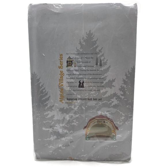 Dept 56 Alpine Village Bavarian Concert Hall Box Set 6003047 Oktoberfest Limited - Picture 6 of 10